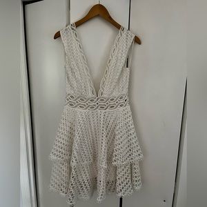 VICI Collection Romantically Yours Crochet Lace Dress